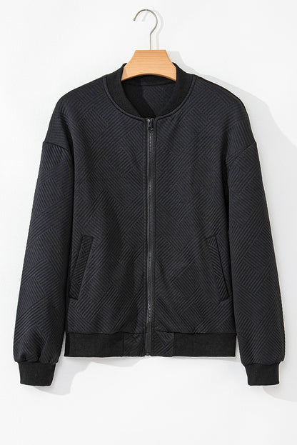 Zipper Bomber Jacket