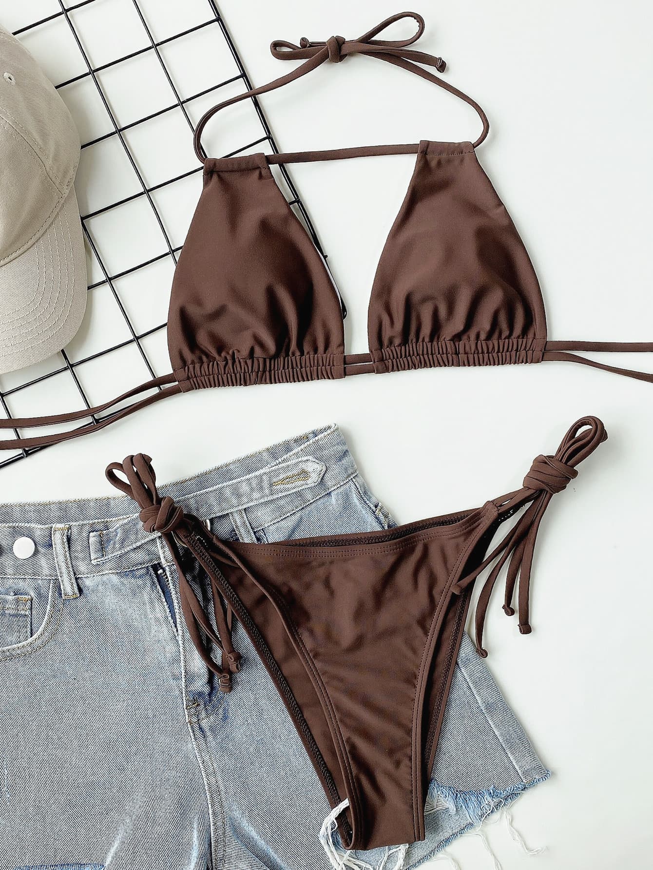 Ruched Bikini Set