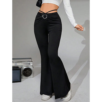 Korean Flared Waist Pants