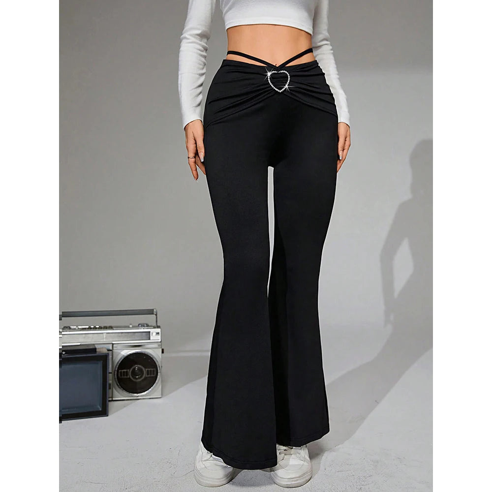 Korean Flared Waist Pants