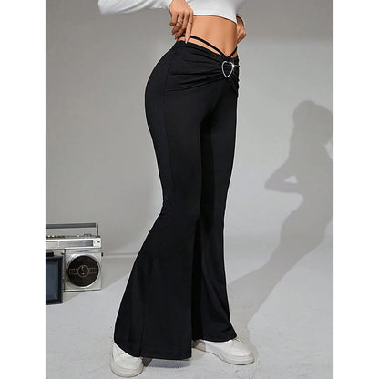 Korean Flared Waist Pants