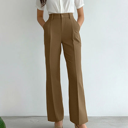 Elegant High Waist Business Pants