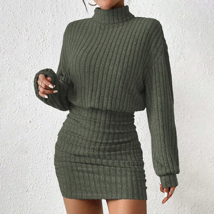 Knitted Long Sleeve Turtleneck