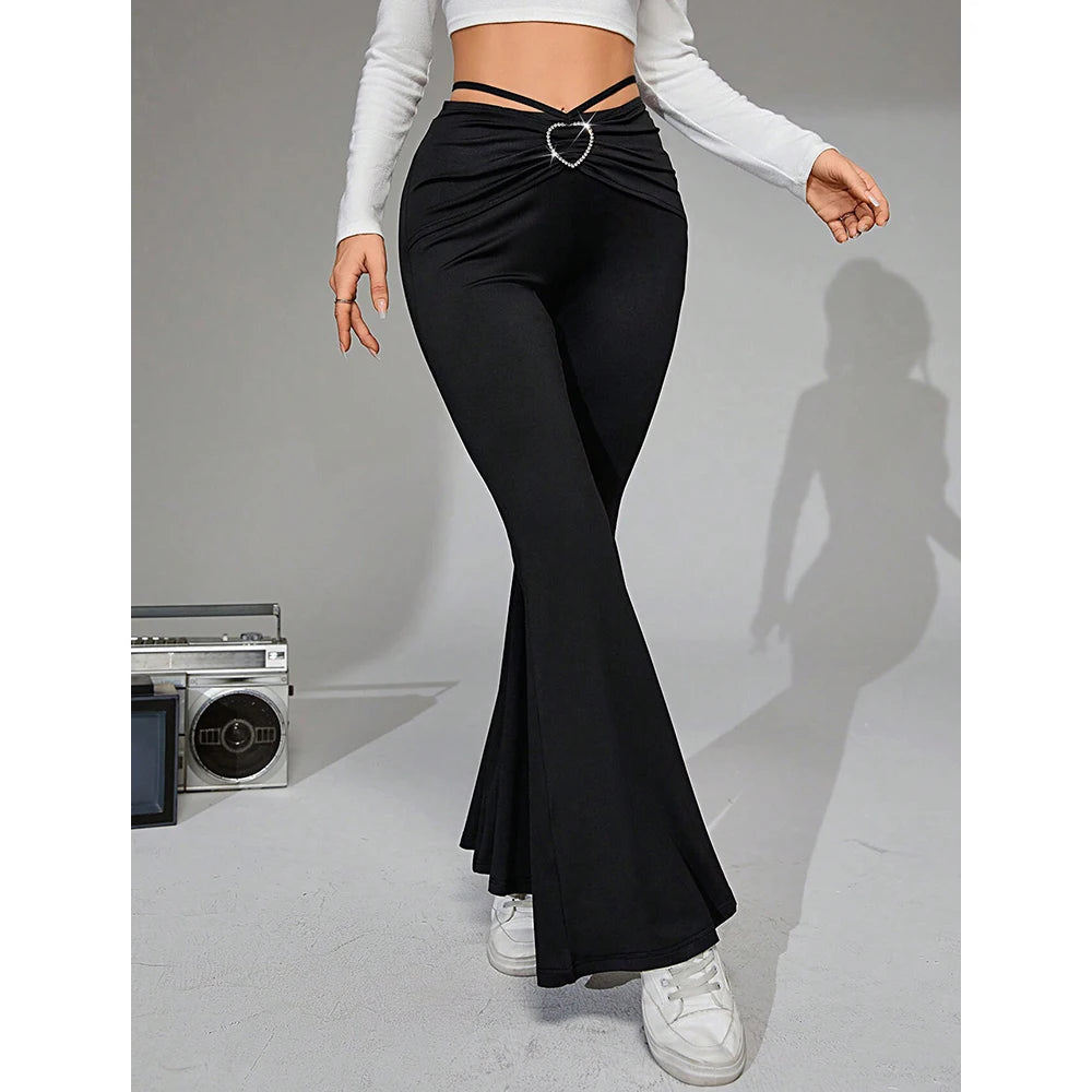 Korean Flared Waist Pants