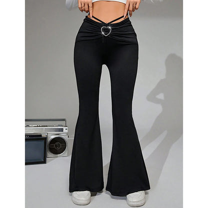 Korean Flared Waist Pants