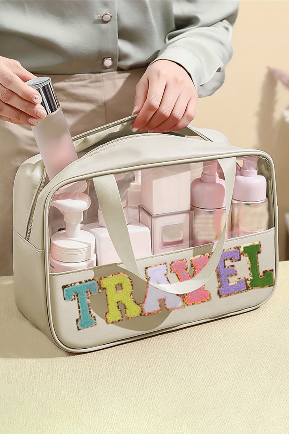 Clear PVC Makeup Bag